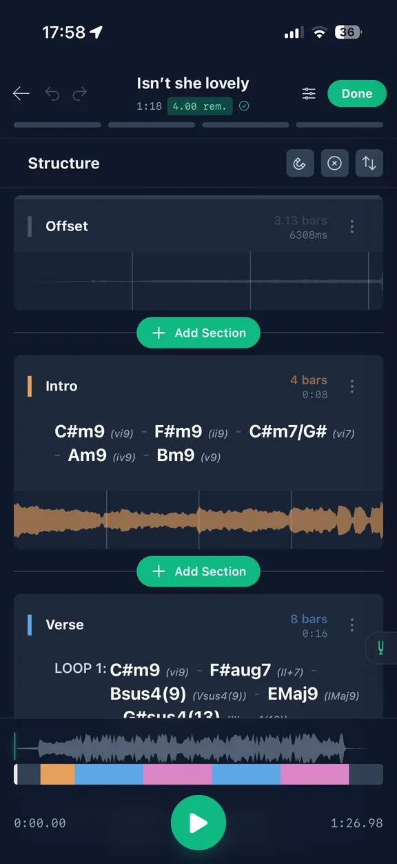 SongForm — songbook